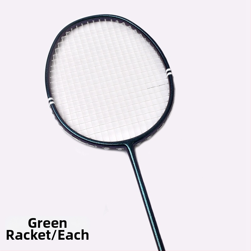 Guangyu badminton rakete ar oglekļa šķiedras rāmi, svars 75–79 g, rokturis G5, taisnais sitiens, amatieriem jaunajiem spēlētājiem