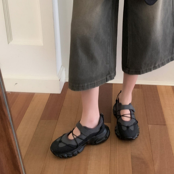 Ženske sportske casual tenisice sa Velcro zatvaračem, okrugli vrh, gornji dio od mikrovlakana, PU ulošak, gumeni potplat (Velcro zatvaranje, okrugli vrh, mikrovlakana, PU ulošak, gumeni potplat)