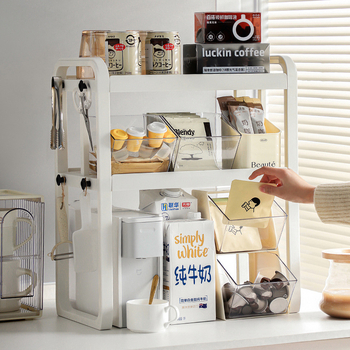 Happy roll X8512 ištraukiama virtuvės saugojimo lentyna, dviejų sluoksnių dizainas, plastikas, japonų stilius