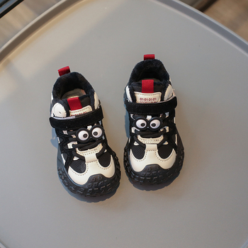 Bērnu ādas augšējās sporta kurpes ar Velcro aizdari, PVC zole, augstuma palielināšana, elpojošas, unisex