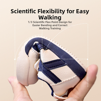 Bērnu sporta apavi – sintētiskā āda, pretslīdoša gumijas zole, svītrainais raksts, Velcro aizdare, vecuma diapazons 4–12 gadi, pavasaris, rudens