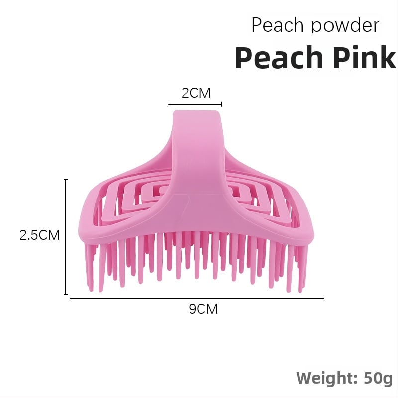 TPE galvos odos masažo šepetėlis — tuščiavidurė konstrukcija, šlapio/sauso dvigubas naudojimas, plaukų plovimo šepetėlis, vonios šepetys