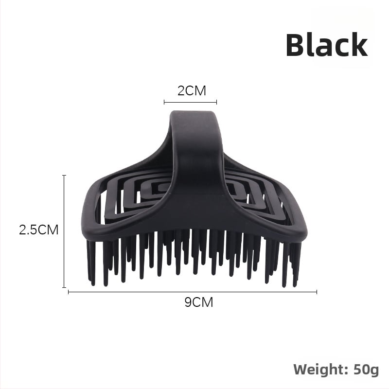 TPE galvos odos masažo šepetėlis — tuščiavidurė konstrukcija, šlapio/sauso dvigubas naudojimas, plaukų plovimo šepetėlis, vonios šepetys