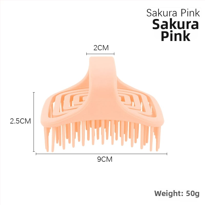 TPE galvos odos masažo šepetėlis — tuščiavidurė konstrukcija, šlapio/sauso dvigubas naudojimas, plaukų plovimo šepetėlis, vonios šepetys