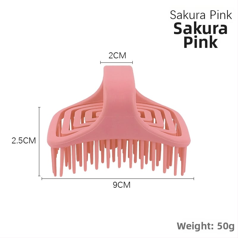 TPE galvos odos masažo šepetėlis — tuščiavidurė konstrukcija, šlapio/sauso dvigubas naudojimas, plaukų plovimo šepetėlis, vonios šepetys