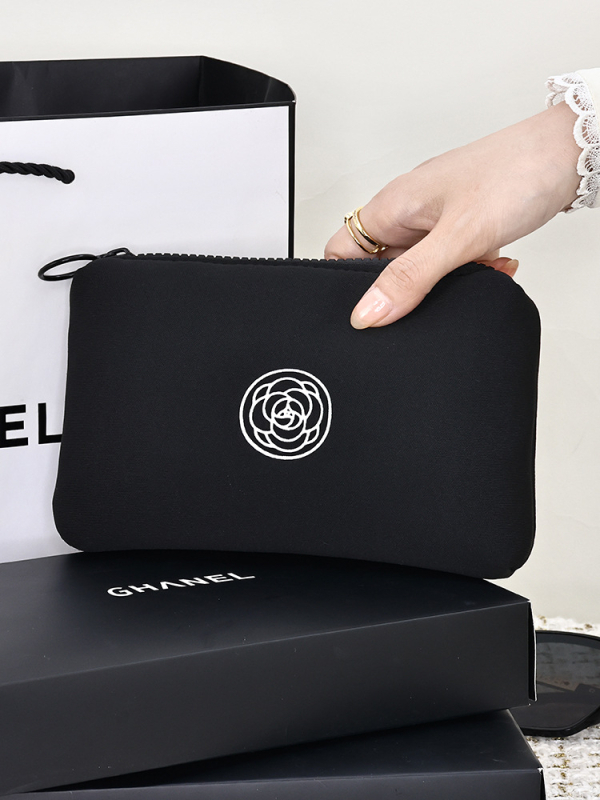 Platnena kozmetička torbica s cvjetnim uzorkom – za ruž, telefon, sat i ključeve; vodootporna, ultra lagana, suho/mokro odjeljak