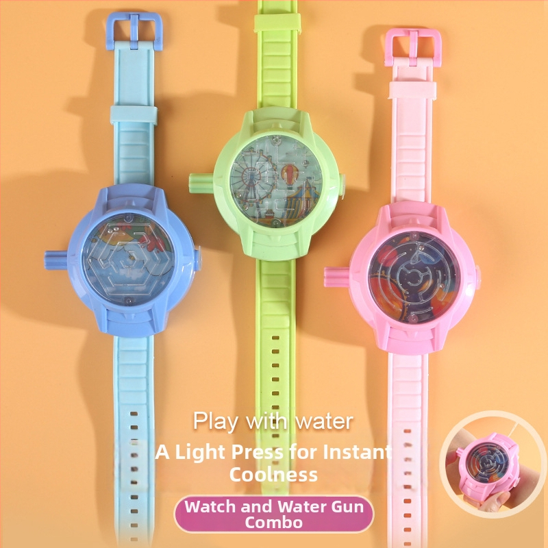 Labürindiline veespraysmänguasja lastele – ühe nupu kasutus, plastik konstruktsioon, sobiv 4–6-aastastele