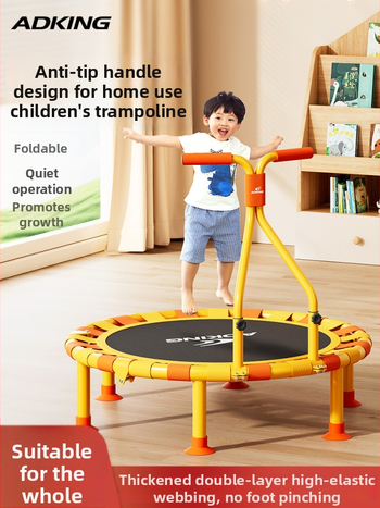 Saliekams iekšējais trampolīns pieaugušajiem un bērniem - ST 472, auksti velcēts tērauds, universāla lietošana, mājas fitnesa aprīkojums