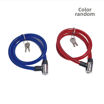 Dviračio kabelinis užraktas su plieno vielos apvalkalu, modelis 2280, svoris 1,3 kg, daugiafunkcis