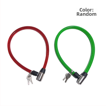 Dviračio kabelinis užraktas su plieno vielos apvalkalu, modelis 2280, svoris 1,3 kg, daugiafunkcis