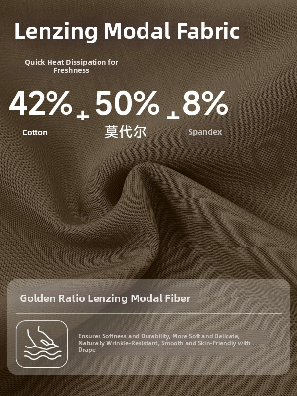 Muška sportska majica od modalnog materijala, prozračna i brzo sušeća, slobodnog kroja, kratki rukavi, okrugli izrez, za trčanje i trening