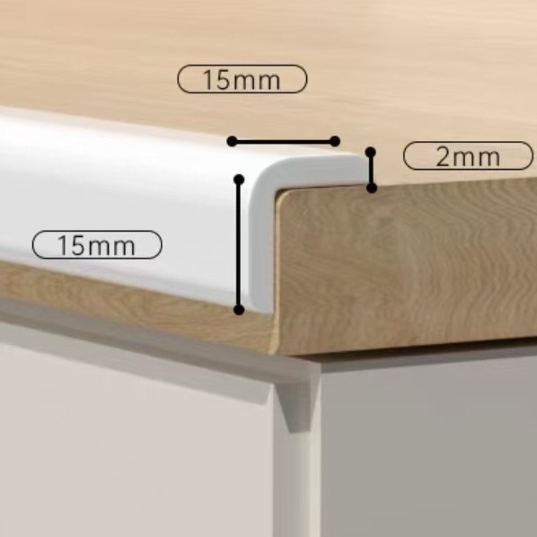 Σιλικονούς προστατευτής γωνίας τραπεζιών και τοίχων, μαλακή επικάλυψη, για ασφάλεια μωρών, χωρίς κόλλα