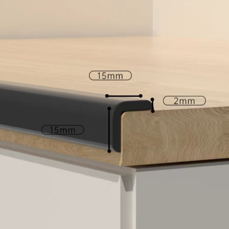 Σιλικονούς προστατευτής γωνίας τραπεζιών και τοίχων, μαλακή επικάλυψη, για ασφάλεια μωρών, χωρίς κόλλα