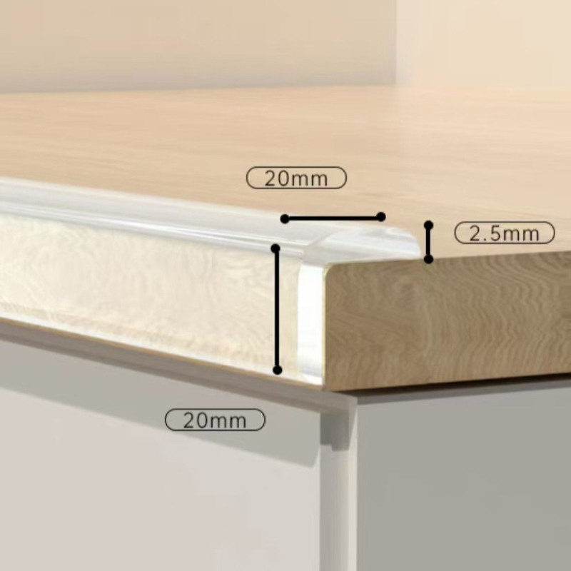 Σιλικονούς προστατευτής γωνίας τραπεζιών και τοίχων, μαλακή επικάλυψη, για ασφάλεια μωρών, χωρίς κόλλα