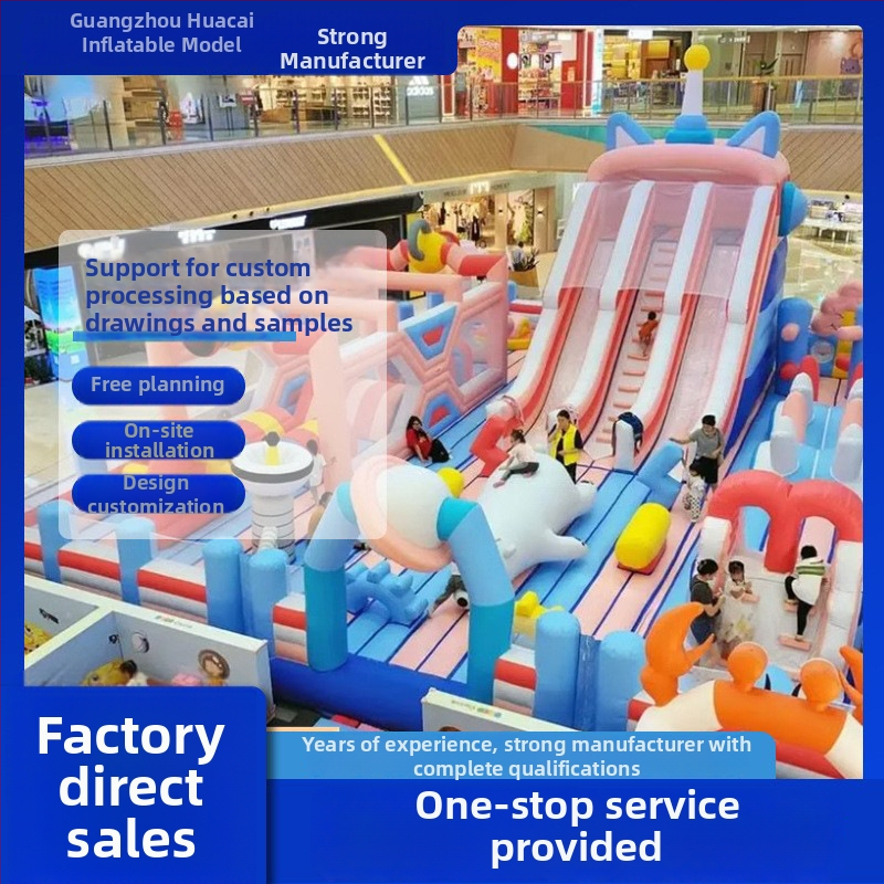 Bērnu uzpūšamā pils PVC, modelis 00121, ārējai lietošanai, pielāgojama