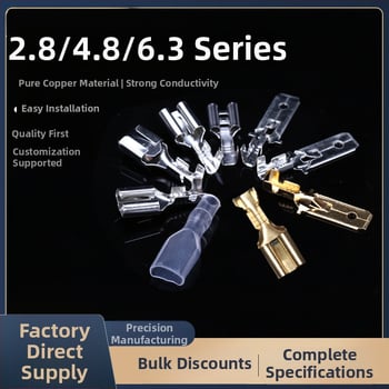 Plug-in studeno lisovaný terminálny konektor, mužsko-ženský pár, séria Terminal, New Leap