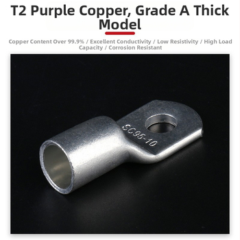 Krimp terminál SC séria Phoenix, meďový vodič terminál, rozsah aplikácie 1–300