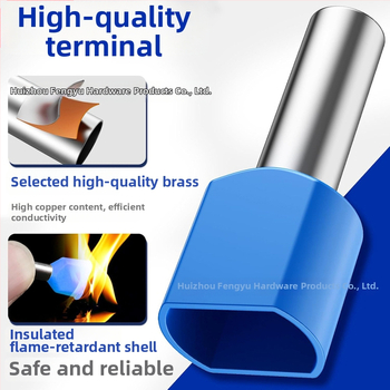 Sada terminálov typu trubica, meď, predizolované, európsky štýl, 800 ks