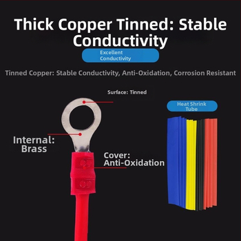 Fanlian Boxovaný set terminálnych blokov — 350 blokov + 328 tepelne zmršťovacích trubíc, spolu 678 kusov