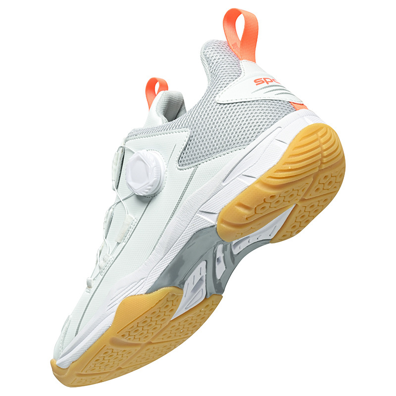 Badmintonijalanõud – hingav võrgust ülaosa, PHYLON vahejalanõu amortiseerimiseks, naturaal-kumm tall, eesmine nöörimine