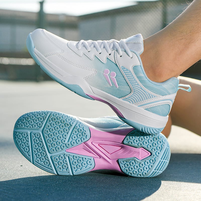 Badminton bateliai vyrams ir moterims — kvėpuojanti tinklinė viršutinė dalis, neslidus padas, smūgio sugėrimas, atsparūs dilimui