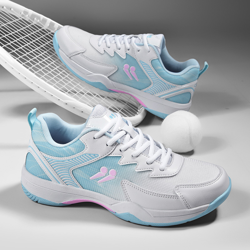 Badminton bateliai vyrams ir moterims — kvėpuojanti tinklinė viršutinė dalis, neslidus padas, smūgio sugėrimas, atsparūs dilimui