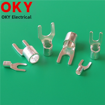 UT1.5-4 studenopresovaný terminál, meď, postriebrený, 1 otvor, 220V, 2A