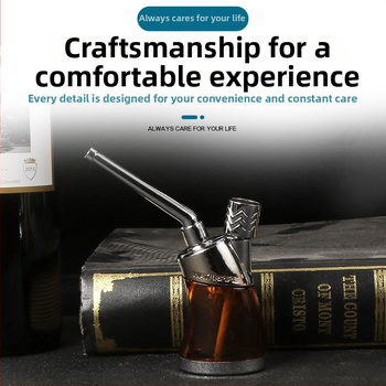 Hookah dubultās lietošanas ar caurspīdīgu daudzfiltru sistēmu, plastmasas korpuss, moderns japāņu minimalistiskais dizains