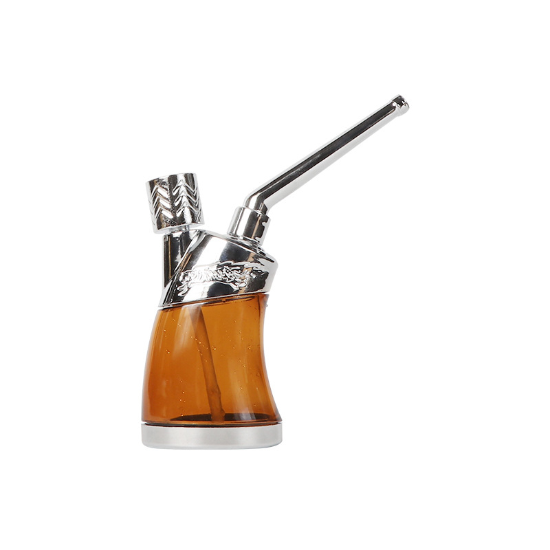 Hookah dubultās lietošanas ar caurspīdīgu daudzfiltru sistēmu, plastmasas korpuss, moderns japāņu minimalistiskais dizains