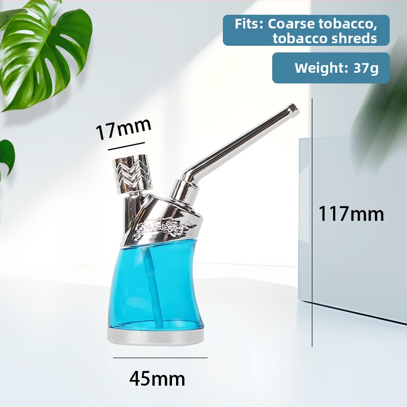 Hookah dubultās lietošanas ar caurspīdīgu daudzfiltru sistēmu, plastmasas korpuss, moderns japāņu minimalistiskais dizains