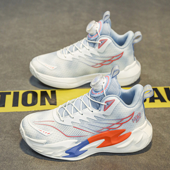 Bērnu sporta apavi badmintonam un galda tenisam, unisex, elpojošs tīklu augšpuse, EVA zole (Vecums 7–16 gadi; Augšpuse: elpojošs tīkls; Zole: EVA; Iekšējā/ ārējā lietošana; Unisex)