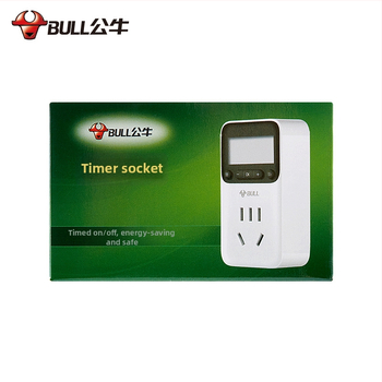 Bull D-1 elektroninė laikmačio lizda namų naudojimui, CCC sertifikatas, laikmačio išjungimo funkcija.