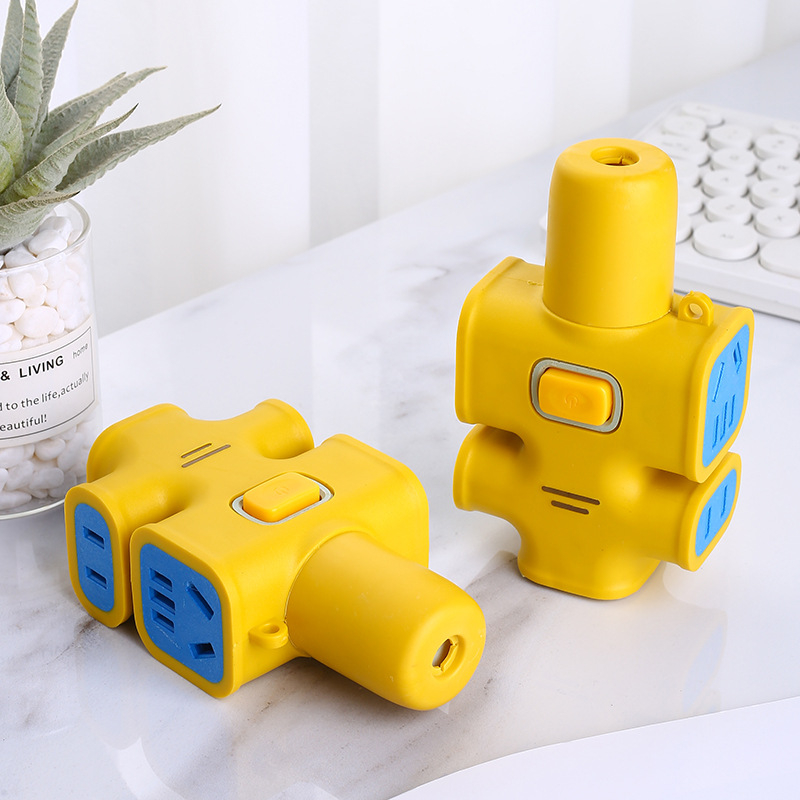 Otpornik na eksploziju podni razvodni blok sa 16 utičnica, prekidačem i indikacijskim svjetlom, bakreni vodiči, PVC kućište, 250V, 3000W