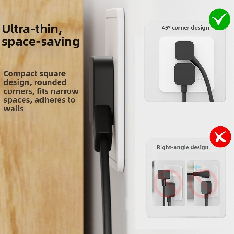 US štandardný inteligentný predlžovač s USB-C portom, 10A, 100-250VAC, plášť z nehorľavného PC, medené vodiče