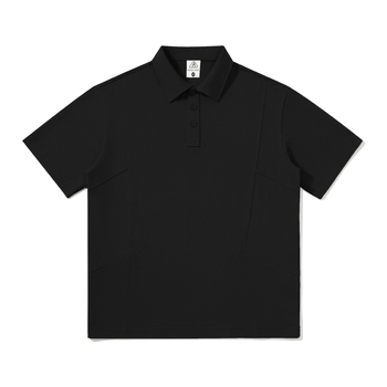 Πολό από 100% βαμβάκι, κοντομάνικο, βαρύ 280 g, χαλαρή γραμμή, απομάκρυνση υγρασίας