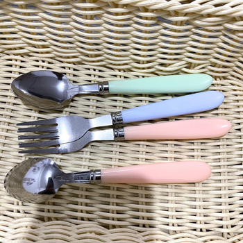 Dječji metalni set žlice i vilice - bez logotipa - pogodan za djecu - izlazi u proljeće 2013