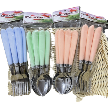 Dječji metalni set žlice i vilice - bez logotipa - pogodan za djecu - izlazi u proljeće 2013