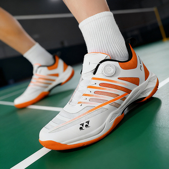 Unisex badminton batų poros, prieš slydimą padas, ultra lengvi ir kvėpuojantys, žemas viršus, gumi pada