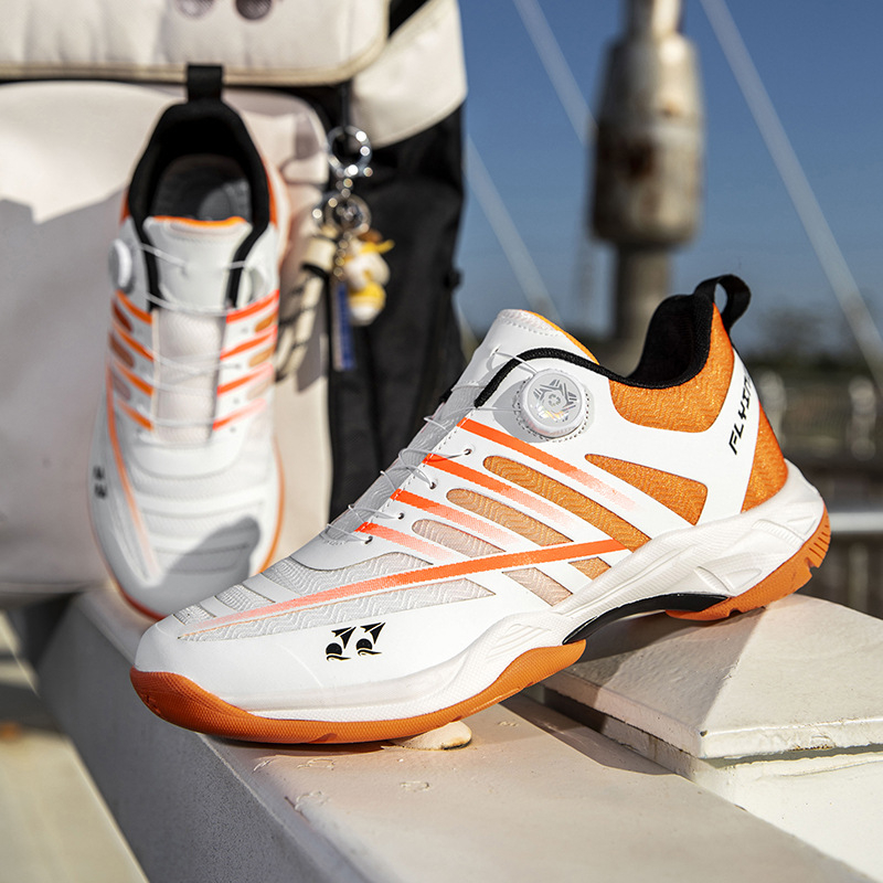 Unisex badminton batų poros, prieš slydimą padas, ultra lengvi ir kvėpuojantys, žemas viršus, gumi pada