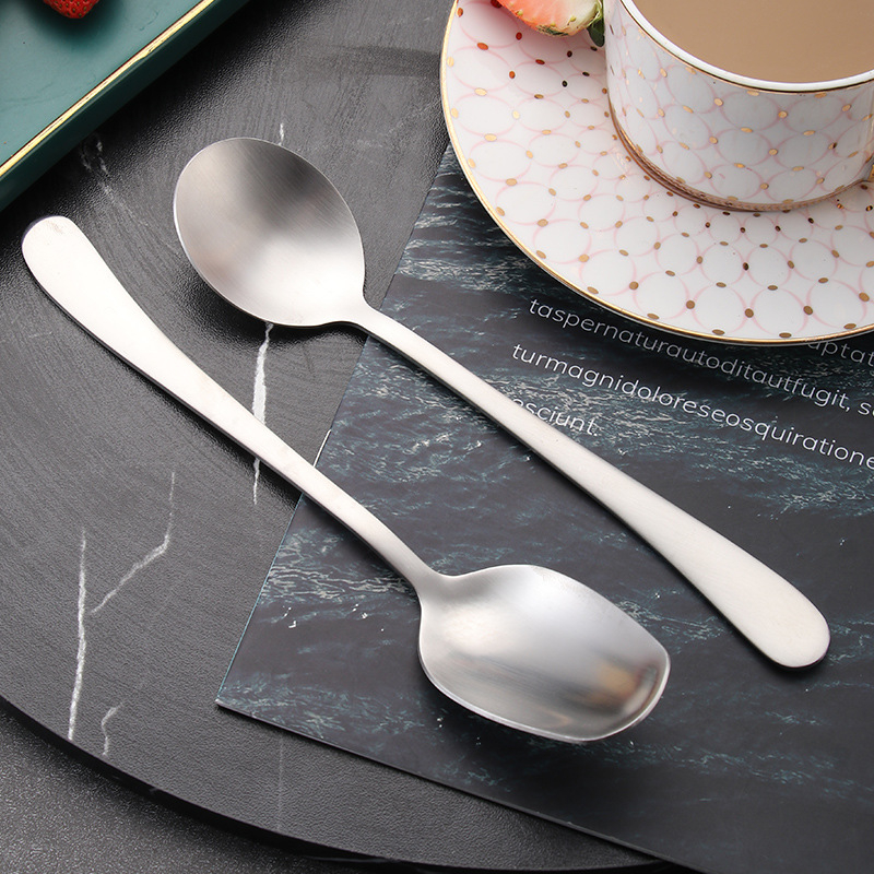 Σετ μαχαιροπήρουνα (κουτάλια και πιρούνια), από 304 ανοξείδωτο ατσάλι, μοντέρνος μινιμαλιστικός σχεδιασμός, φινίρισμα καθρέφτη, κορεατικό στυλ