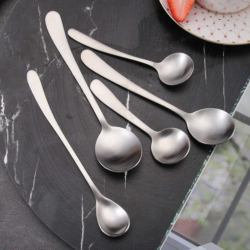 Σετ μαχαιροπήρουνα (κουτάλια και πιρούνια), από 304 ανοξείδωτο ατσάλι, μοντέρνος μινιμαλιστικός σχεδιασμός, φινίρισμα καθρέφτη, κορεατικό στυλ