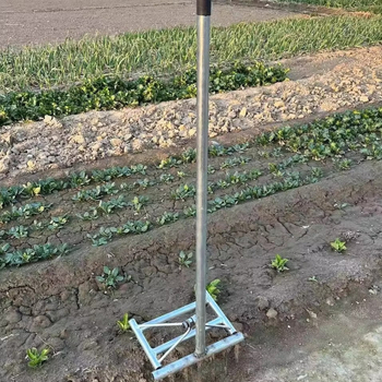 Инструмент за обръщане на почвата с лостов принцип — спестява до 70% усилие, лесен за употреба, многократно приложение за копаене