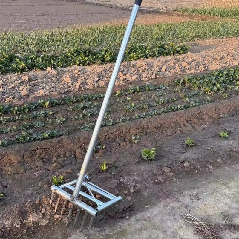 Инструмент за обръщане на почвата с лостов принцип — спестява до 70% усилие, лесен за употреба, многократно приложение за копаене