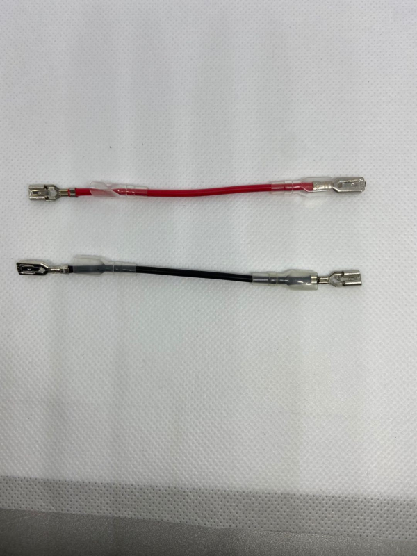 Zaključavajući spojni kontakt za napajanje, 2-polni, konektori 4,8 mm i 6,3 mm, s kabelom