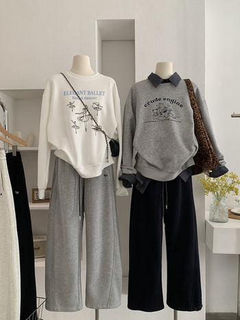 Naiste igapäevased püksid kõrge vöökoht, laia lõikega, pikad, polüester-puuvillasegune kangas, patchwork kujundus