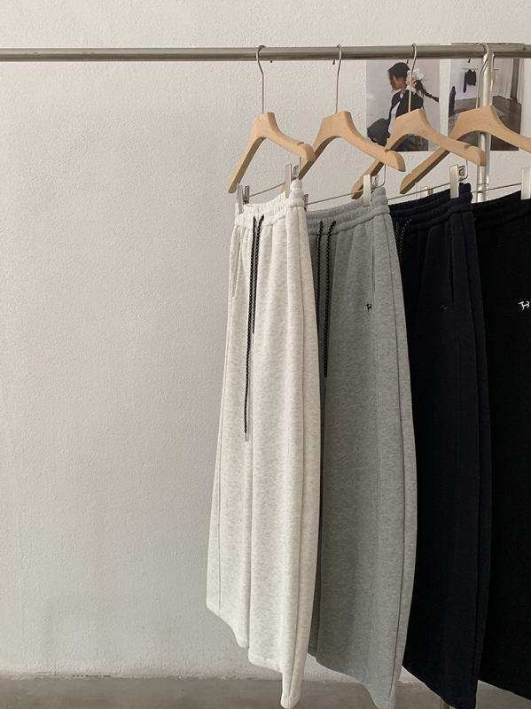 Naiste igapäevased püksid kõrge vöökoht, laia lõikega, pikad, polüester-puuvillasegune kangas, patchwork kujundus