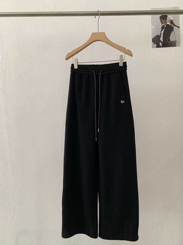 Naiste igapäevased püksid kõrge vöökoht, laia lõikega, pikad, polüester-puuvillasegune kangas, patchwork kujundus