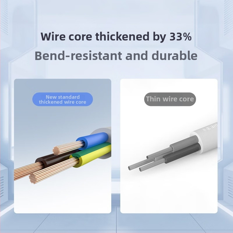 CHNT paplašinātājs ar 4 kontaktligzdām un 5 atverēm, 5 m kabelis, AC 220-240V, jauns nacionālais standarts