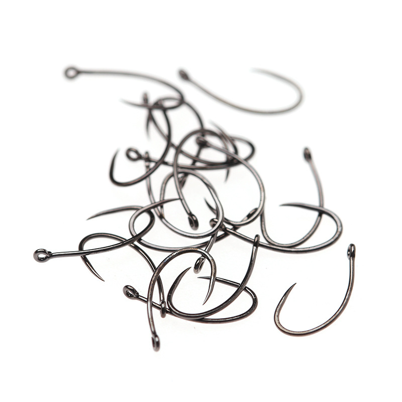 Bez bodīgiem mušu makšķerēšanas āķiem, piemēroti fly fishing, 1000 gab. kastē, straumei