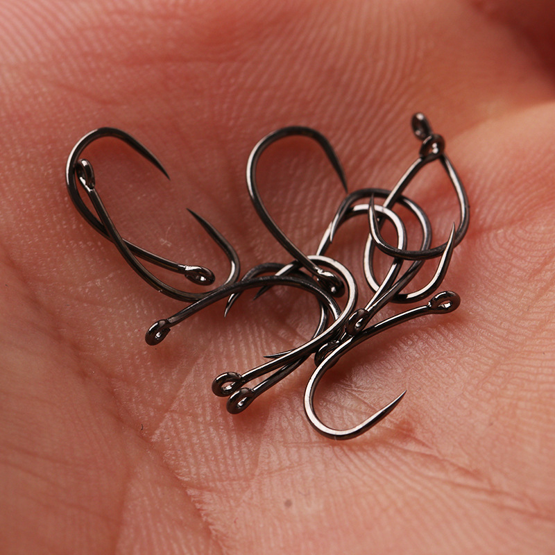 Bez bodīgiem mušu makšķerēšanas āķiem, piemēroti fly fishing, 1000 gab. kastē, straumei